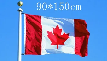 1 buc Mare cu Steagul Canadei Agățat Canada Naționale Țară Mare Steag Canada Banner Pentru Festivalul de Acasă Decoraiton 90*150 cm / 3*5 FT