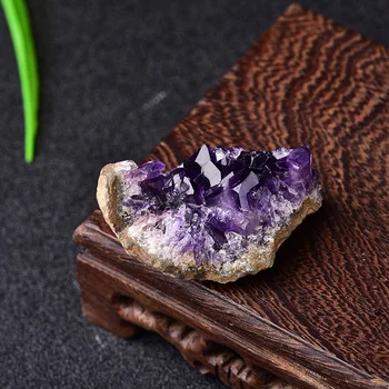 1 BUC Naturale Ametist Cluster de Cristal de Cuart Brut de Cristale de Vindecare Decor de Piatră de Ornament Violet FengShui Energie Piatră Minerală