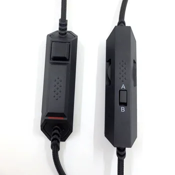 1 buc Negru Căști de Gaming Cablu Pentru Logitech Astro A10 A40 G233 G433 Conector