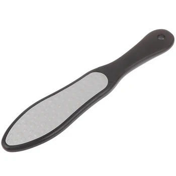 1 buc Negru Picior Fișier Toc Răzătoare Pentru Picioare Pedichiura Rasp Remover din Oțel Inoxidabil Scrub Manichiura Unghii Instrumente