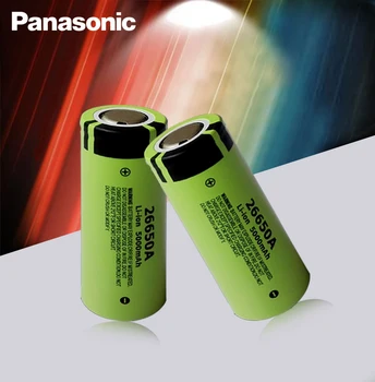 1 buc Original Panasonic 26650A 3.7 V 5000mAh de Mare Capacitate 26650 Li-ion Baterii Reîncărcabile ȘI Încărcător Rapid cea Mai bună Calitate