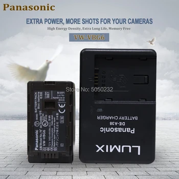1 BUC Panasonic VW-VBG6 aparat de Fotografiat Baterie AG-HMC71MC AG-HMC153MC AG-HMC43MC AG-HMC70U HDC-MDH1GK-K + 1 buc DE-A38 încărcător