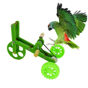 1 BUC Papagal Amuzant Jucărie Bicicleta Pasăre de Formare Consumabile Păsări de Formare Jucarie Papagal de Formare elemente de Recuzită Interesante Papagal de Jucarie Pentru Parro