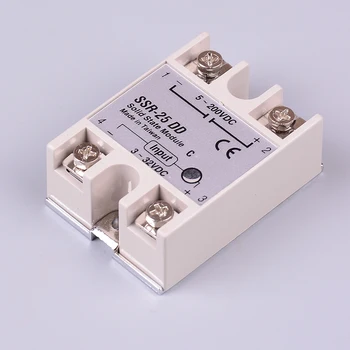 1 buc SSR-25DD 25A Control AC DC Relais 3-32VDC A 5-60VDC RSS 25AA Solid state Relay