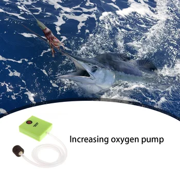 1 buc Ultra Silent Acvariu Pompa de Aer Uscat Celule de Baterii Portabile în aer liber Priză Unică Pește Rezervor de Oxigen Pompa Compresor de Aer