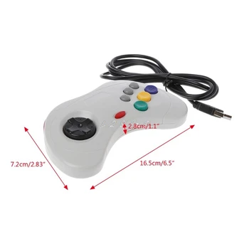 1 BUC USB Clasic Gamepad Controller Wired Joc Controler Joypad pentru Sega Saturn PC USB Gamepad Controller