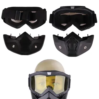 1 BUC UV Len Flexibil Ochelari de protecție, Ochelari, Masca de Fata Motocicleta de Echitatie ATV Dirt Bike Siguranță Motocross Ochelari de protecție Mască