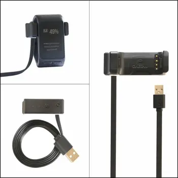 1 BUC Înlocuire Cablu de Date USB de Încărcare Cardle Incarcator pentru Garmin Vivoactive HR-Heart Rate Monitor GPS Ceas Inteligent