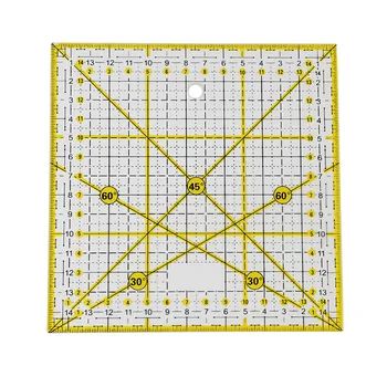 1 Bucata 15*15CM material acrilic Transparent Pătrat de Tăiere conducător DIY cusut patchwork instrumente accesorii de Cusut