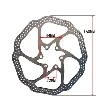 1 Bucată 6 Șuruburi din Oțel Inoxidabil Biciclete Rotoare se Potrivesc pentru Road Bike MTB BMX Biciclete Accesorii 160 mm Biciclete Rotorului Frânei cu Discuri