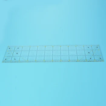 1 Bucată de Mozaic Riglă Instrumentul 15*60 cm Quilt Mozaic metri Patrati, Mini-British Standard de Ambalare Este Firma