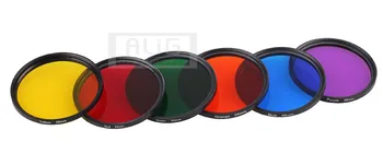 1 Bucată DSLR aparat de Fotografiat Lentilă Filtru de Culoare 40.5 43 46 49 52 55 58 62 67 72 77 82mm Roșu Portocaliu Galben Verde Albastru Violet ND2 4 8 16 32