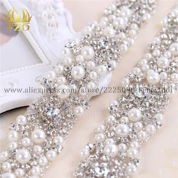 1 Curte Strasuri de Cristal Rochie de Dantela cu margele de argint asieta pentru rochie de mireasa stras și perla aplicatiile de curte