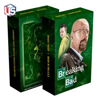 1 Pachet Preț Breaking Bad Albastru Sau Verde Pachet Carti de Joc Poker Dimensiune USPCC Personalizate Limitată Noi Sigilate Trucuri Magice