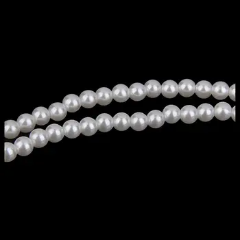 1 Pereche de ABS perla lenjerie de Umăr Sutien Curea de Umăr Artificiale, Margele de Decorare pentru Rochie fara Bretele si rochii de Mireasa -