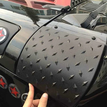 1 Pereche de Înaltă Calitate ABS Termoplastic Negru Armura Partea Cowl Capac Pentru Jeep Wrangler Durabil Tratat UV Protector