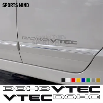 1 Pereche DOHC VTEC DECAL AUTOCOLANT GRAFIC VEHICUL Automobile de Styling Auto Pentru Honda Civic Si Accord JDM Exterior Accesorii
