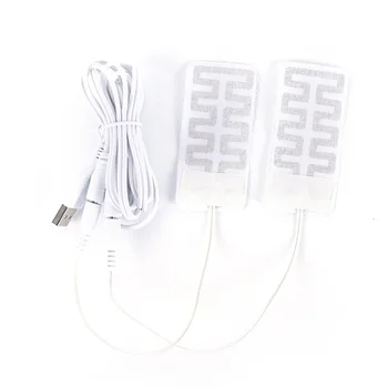 1 pereche Electrice USB Mănuși de Încălzire Încălzit Manusi din Fibra de Carbon Pânză USB Încălzit Mănuși Pad luva calefaccion guantes