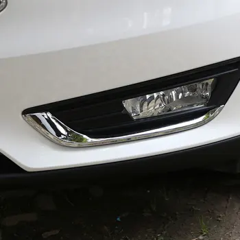 1 Pereche Masina Crom Lumini de Ceață Față Decor Ornamental Lămpi de Ceață Acoperă Autocolante pentru Ford Focus 4 MK4 2016 2017 2018 Accesorii