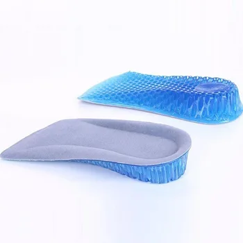 1 Pereche Unisex Fagure De Miere Gel Toc Silicon Ascensoare Înălțime Crește Tălpi Picior De Îngrijire Insertii De Pantofi Tampoane Perna De Sănătate Pentru Femei Barbati