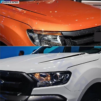 1 set Capota Masina Autocolant de Curse Sport Dungi Față Motor Capac Decor Decal Pentru Ford Ranger 2012-17 Exterior Accesorii Autocolante