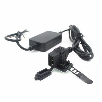 1 Set Nou IZTOSS Universal 12-24V 2A Încărcător Auto USB Bricheta Auto Pentru Telefon Mobil Tableta GPS Accesorii pentru Motociclete