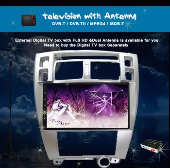 10.1 inch 6G+128G ROM Android 10.0 radio auto pentru Hyundai Tucson 2006-dvd auto navigatie gps multimedia casetofon player