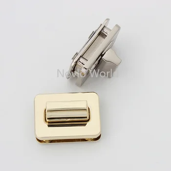10-30 bucăți de 2 culori 30X22mm Forma de Dreptunghi Flip Lock DIY Geantă de Umăr, Geanta Accesorii Piese