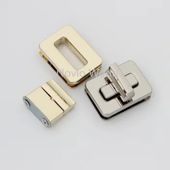 10-30 bucăți de 2 culori 30X22mm Forma de Dreptunghi Flip Lock DIY Geantă de Umăr, Geanta Accesorii Piese