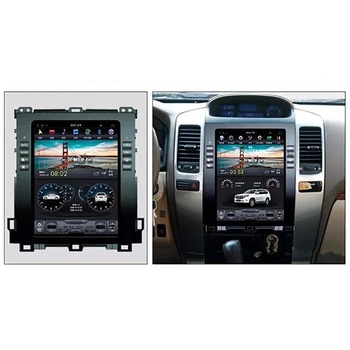 10.4 inch auto multimedia android 7.1 mașină de navigare gps 2+32G Tesla ecran pentru Toyota LAND CRUISER Prado 120 pentru Lexus GX470