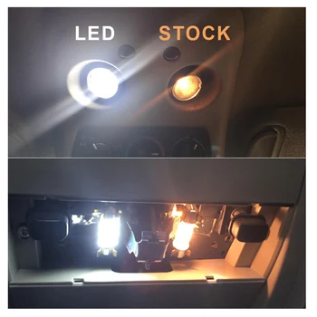 10 Becuri Albe LED-uri Auto Hartă plafoniera de Interior Kit potrivit Pentru Mazda CX-5 2013-2017 2018 2019 CX5 Portbagaj Plafon Lampa plăcuței de Înmatriculare
