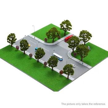 10 Buc Model Copaci Arhitectural Model De Cale Ferată Layout Grădină Peisaj Peisaj Miniaturi Model Consumabile Kit De Constructii Jucarii
