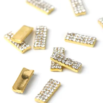 10 bucăți de cristal stras unghii pietre aliaj 3d decoratiuni scânteie unghiile farmece pietre pentru bijuterii de designer dotari