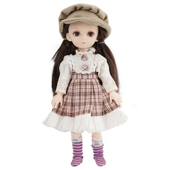 10 Inch Rochie Papusa Accesorii pentru 1/6 Bjd Haine Copii Fete Leisure Suit Baby Doll Haine Stil Lolita