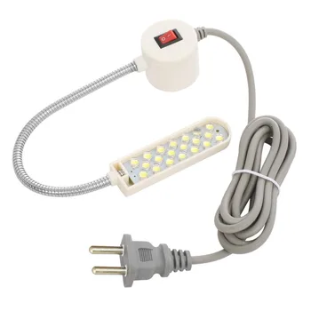 10 LED Lumina de Lucru cu Masina de Cusut Lumina Magnetic de Bază de Montaj Gooseneck Lampa pentru Masina de Cusut de Iluminat Portabil