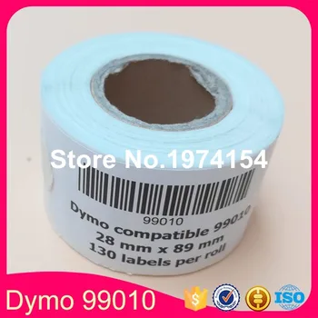 10 Role Dymo Compatibil 99010 Etichetă 28mm*89mm 130Pcs/Rola Compatibil pentru LabelWriter 400 450 450Turbo Printer SLP 440 450
