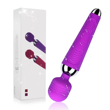 10 Viteza AV Baghetă Magică Vibreze USB Reîncărcabilă, fără Fir Corp Plin cu caracter Personal Vibrator de Masaj Jucarii Sexuale pentru Femei