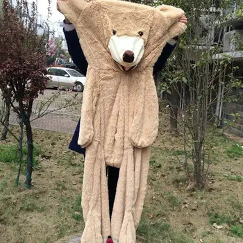 100-200cm 3.4 m America Gigant Ursuleț de Pluș Jucarii Moale Ursuleț de pluș Pielea Populare de Ziua Îndrăgostiților Cadouri Pentru Fete Copil Jucărie