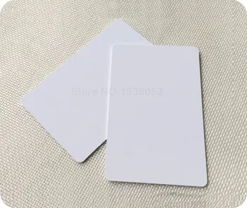 100 Blank Printabil din PVC din material Plastic de identitate cu Fotografie Alb Card de Credit 30Mil CR80 transport gratuit