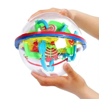 100 de Pași de puzzle 3D Ball Magic Intelectul Mingea cu cadou jucarii educative Puzzle Echilibru, Capacitatea de Logica Joc Pentru Copii adulți