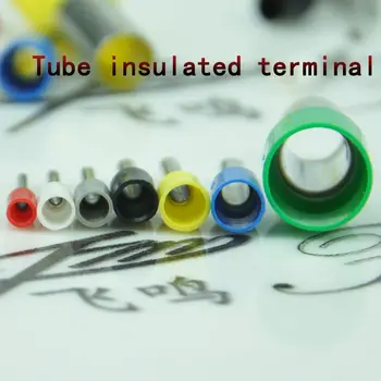 1000 BUC E4009 Tub de pre-izolante terminal izolat cablul conectorului de sertizare terminale (tip TG-JT) AWG #12 VE4009