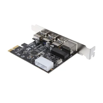 1000M Ethernet Gigabit placa de Retea PCI-E Multi I/O Controller-USB3.0 3 Porturi