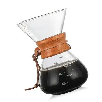 1000ML Parte, Filtru de Cafea Temperaturi Ridicate, Sticlă Filtru de Cafea Ibric de Cafea, Mașină de Espresso Cu Oțel Inoxidabil