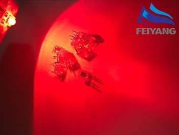 1000pcs LED 5mm Rosu Dom Super Flux de apă Clar Piranha LED Rotund Mașină de Lumina lămpi Noi, de Înaltă Calitate Top Moda Gaura Smd