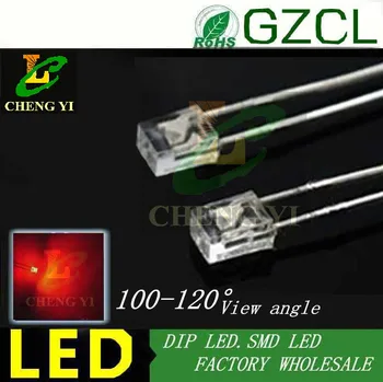 1000pcs transport gratuit Verde 234 pătrat pachetului de 3mm cu diode emițătoare de lumină 568-575nm 2.0-2.5 V DIP 2x3x4 LED