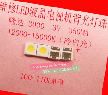 1000piece/lot PENTRU Întreținere Pioneer Sanyo led-uri TV LCD backlight Articolul lampă cu Led-uri SMD 3030 3V alb Rece cu diode emițătoare de lumină