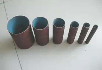100buc 1/2'*115mm de Șlefuit cu tambur Mâneci hârtie de șlefuit cu tambur instrumente abrazive de slefuire roată pentru lemn din oțel inoxidabil