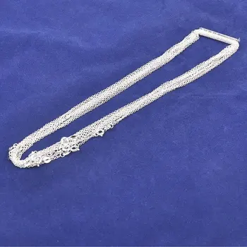 100buc 18 inch 925 de bijuterii de Argint colier de lanț de bijuterii Super Cool