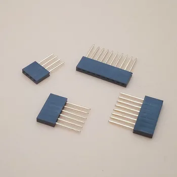 100buc 2.54 mm Singur Rând de sex Feminin ace Lungi 11mm Separatiste PCB Bord Pin Header soclu Conector 1*4/6/8/10Pin Pentru Arduino