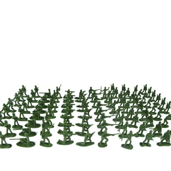 100buc 4cm calitate înaltă Soldat Militar Model sandbox joc de Jucărie din Plastic Soldat Armată de Oameni Cifre Pentru Copii păpuși jucărie cadou